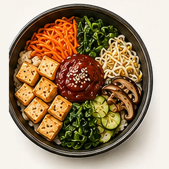 Tofu Bibimbap — 두부비빔밥
