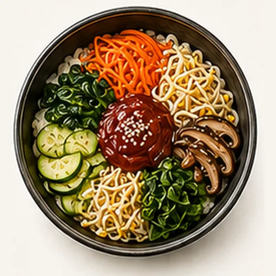 Veggie Bibimbap — 야채비빔밥