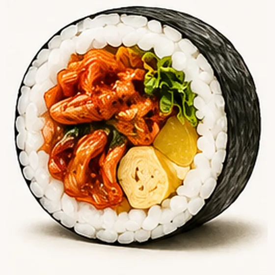 Kimchi Kimbap — 김치김밥