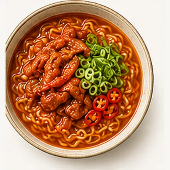 Spicy Pork Ramen — 제육라면