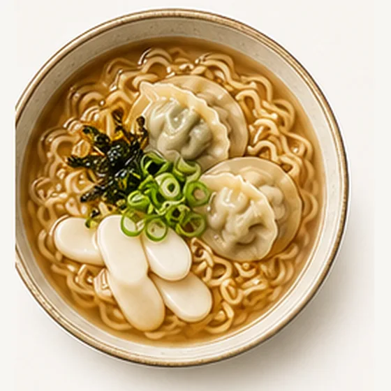 Tteok Mandu Ramen — 떡만두라면