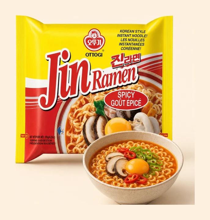 Ottogi Jin Ramen — Spicy — 진라면 매운맛