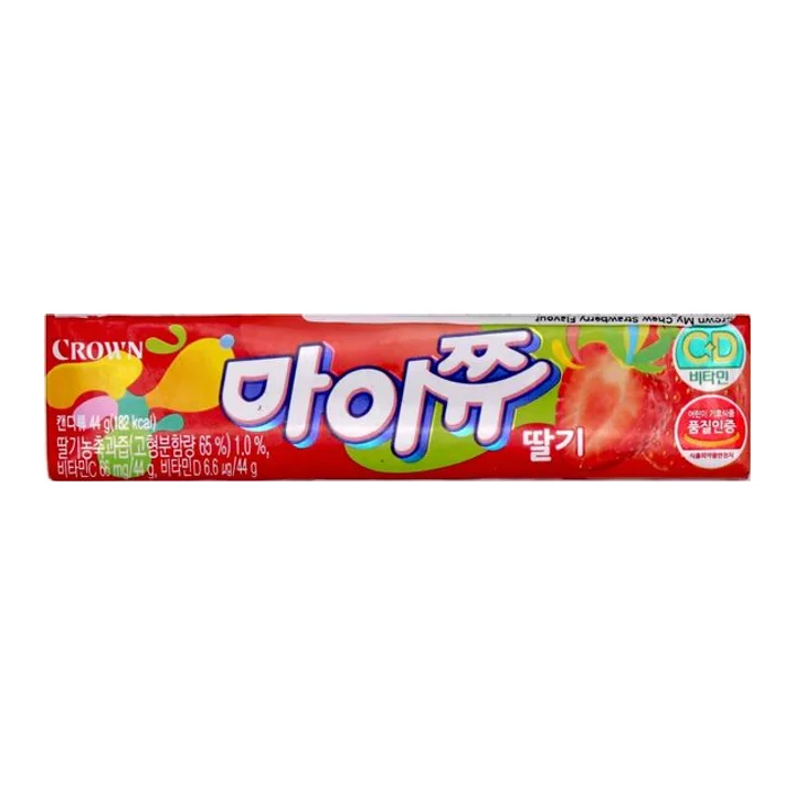 Crown MyChew — Strawberry — 마이쮸 딸기
