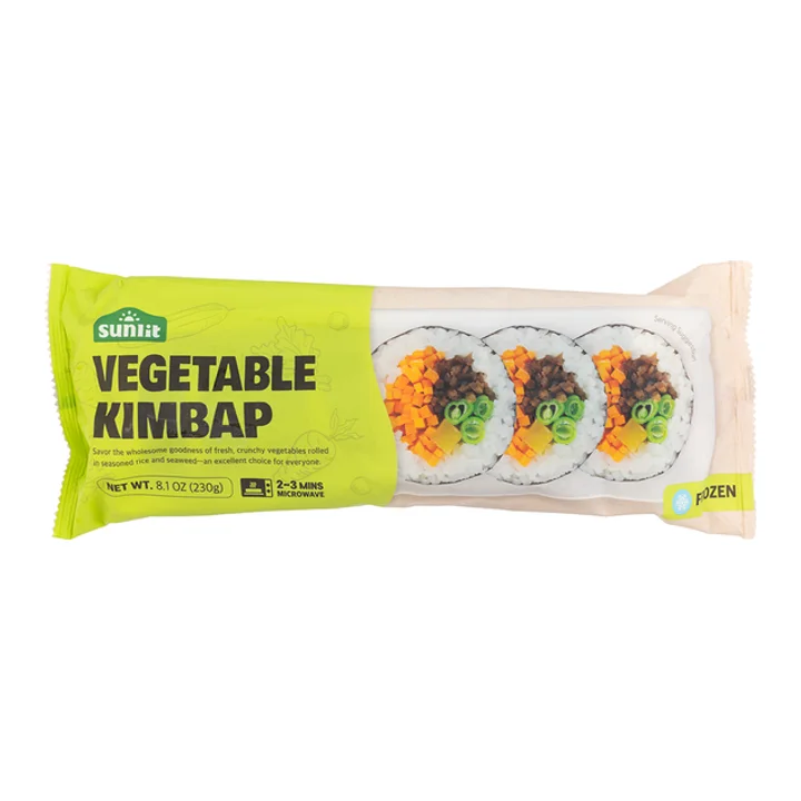 Sunlit Vegetable Kimbap Roll — 야채김밥 (냉동)