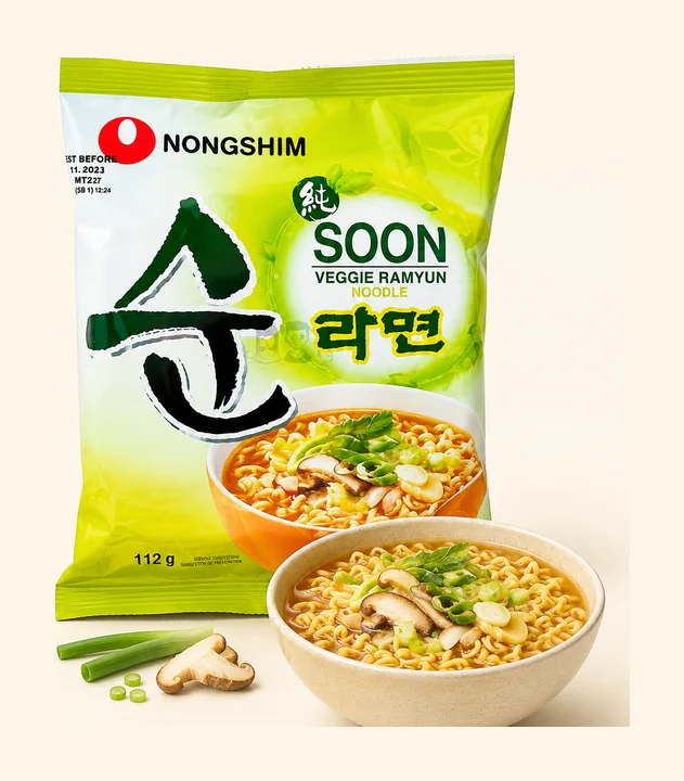 Nongshim Soon Veggie Ramyun — 순라면