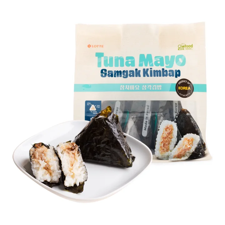Lotte Chefood Triangle Kimbap · Tuna Mayo · 3pc — 삼각김밥 참치마요